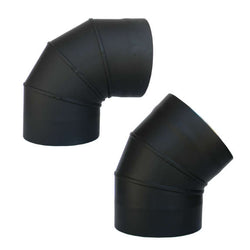 Stove Pipe Elbow, Heavy Duty Fixed, 6 Diameter