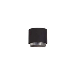 Double Wall Black Stove Adapter