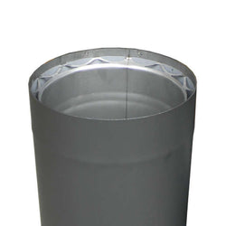 Double Wall Black Stove Pipe