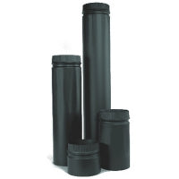 Selkirk Black Double Wall Pipe 6" x 12"-Clearance