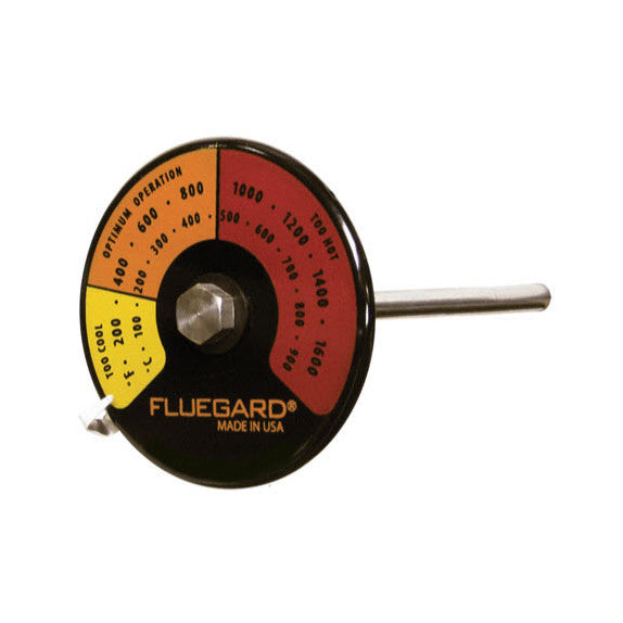 Probe Thermometer for Double Wall Stove Pipe