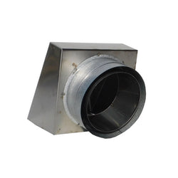 Rock-Vent Pellet Pipe Horizontal Rain Cap