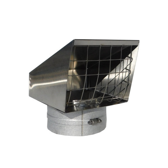 Rock-Vent Pellet Pipe Horizontal Rain Cap