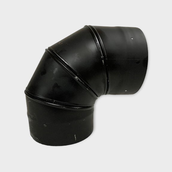 6 in.  x 90 Deg, Adjustable Single Wall Elbow - Clearance