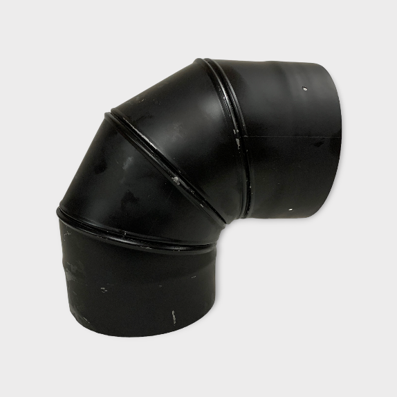 6 in. x 90 Deg, Adjustable Single Wall Elbow - Clearance