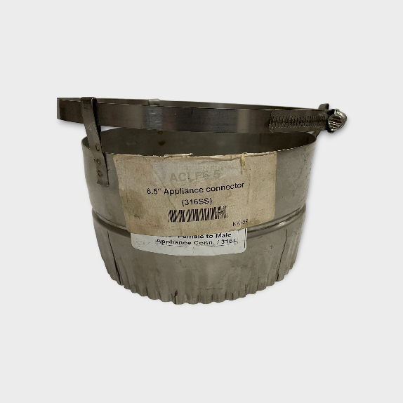 6.5 in. Vertical Liner To Appliance Adapter | Clearance Adapter