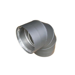 Double Wall Black Fixed Elbow
