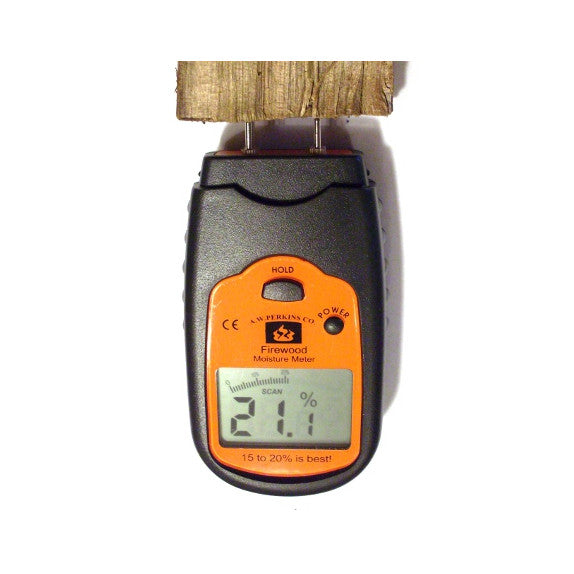 Wood moisture meter for firewood sales