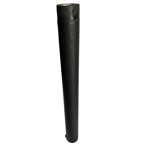 3" x 36" Rock-Vent Pellet Pipe-304L inner / Galvalume Outer Painted Black - Clearance