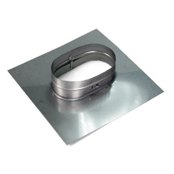 Oval Flat Top Plate for Oval Flexible Chimney Liners Rockford Chimney