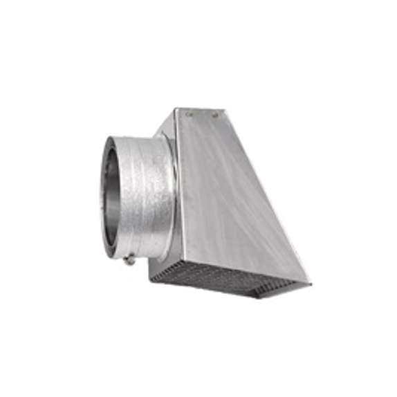 Rock-Vent Pellet Pipe Horizontal Rain Cap