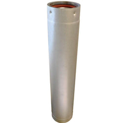 Rock-Vent Pellet Pipe - 304L Inner / Galvalume Unpainted Outer