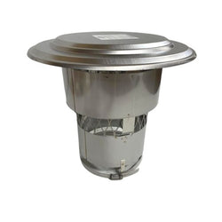 6 in. Round Chimney Rain Cap, Top Plate Mount