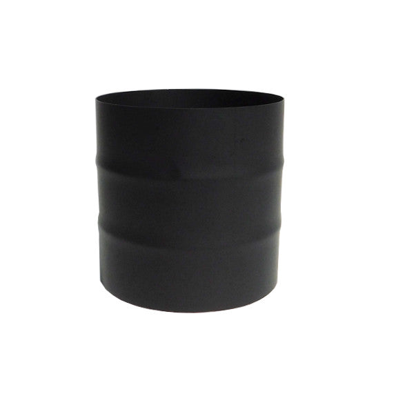 Single Wall Black Stove Pipe Male Coupler