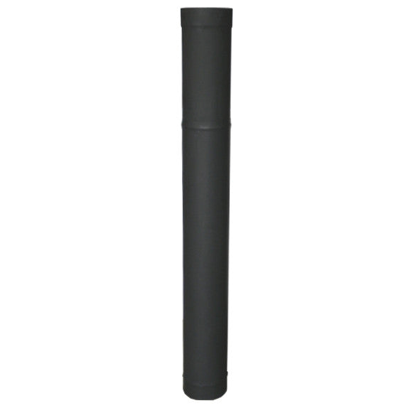 Single Wall Black Telescoping Stove Pipe