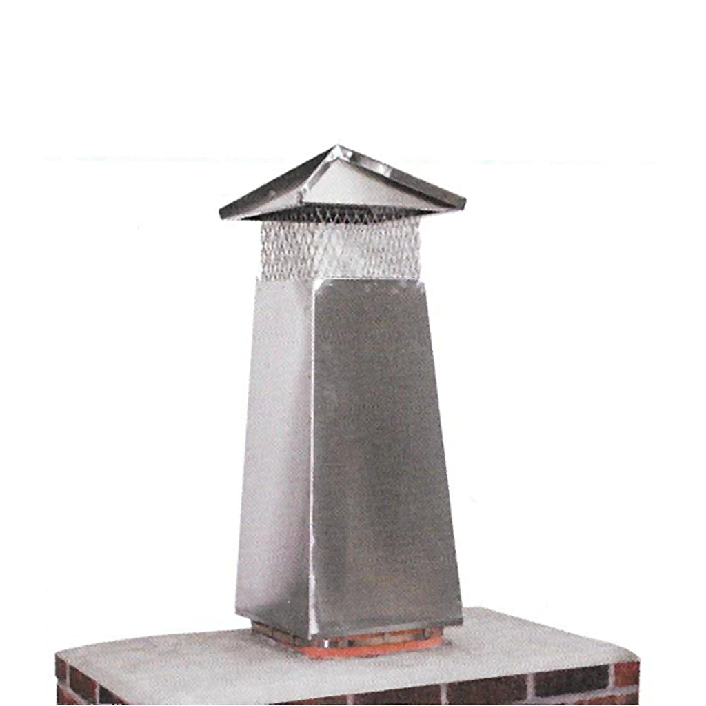 Specialty Flue Extension with Designer Lid