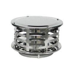 Rock-Vent Insulated Chimney Pipe Flat Ceiling Kit