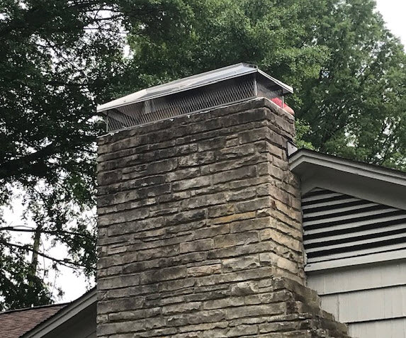Multi Flue Chimney Cap - Stainless Steel Hip & Ridge Lid, Top Mount ...
