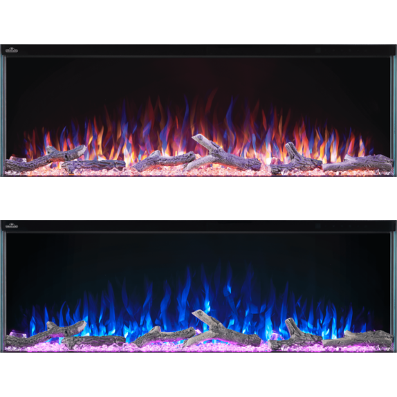 Trivista Series 3-sided Linear Electric Fireplace