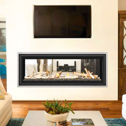 Napoleon Vector 50 Linear Direct Vent Gas Fireplace See Through