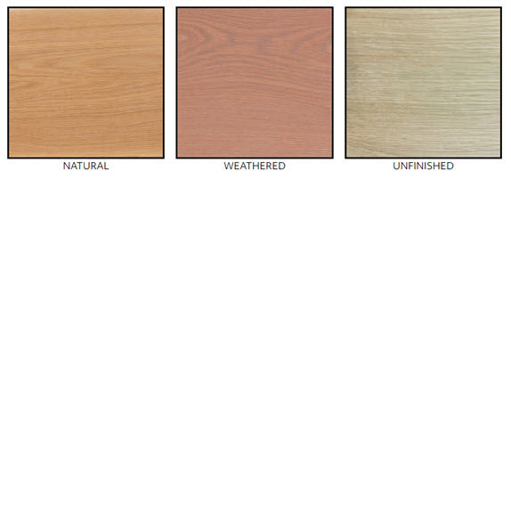 White Oak Box Mantel - Real Wood Mantel