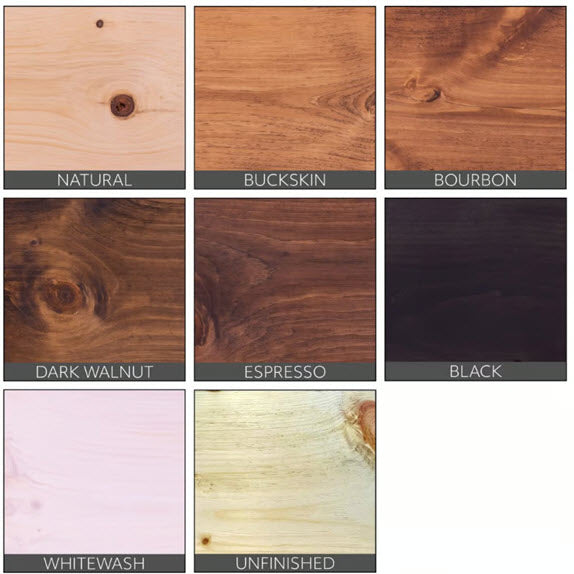 White Pine Box Mantel - Real Wood Mantel